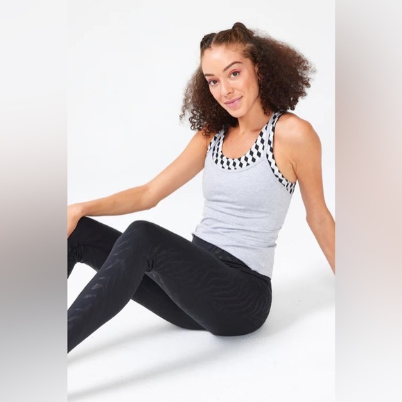 NWT Terez TLC Leggings in Zebra Foil - Picture 4 of 12